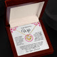 To My Wife Necklace - I May Not Be Your First - Love Knot Necklace
