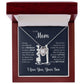 To My Mom Gift From Son - I Know It's Difficult For A Woman - Love Knot Necklace