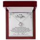 To My Daughter - You Will Always Be My Baby Girl - Love Knot Necklace
