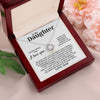 To My Daughter - I Hope You - Love Knot Necklace