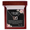 To My Beautiful Daughter From Dad - I Can Promise - Interlocking Hearts Necklace