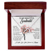 To My Beautiful Soulmate - The Day I Met You - Interlocking Hearts necklace