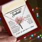 To My Beautiful Soulmate - The Day I Met You - Interlocking Hearts necklace