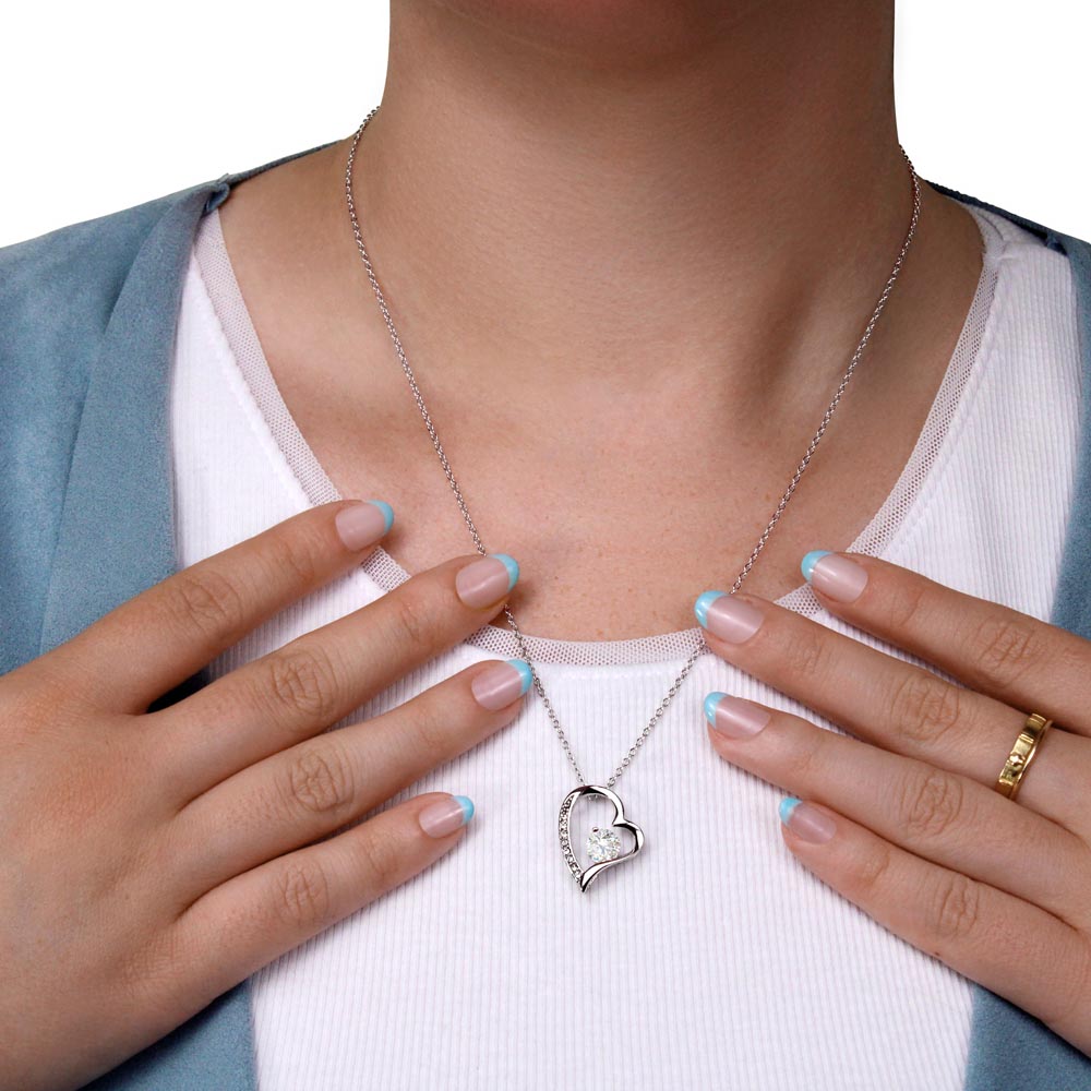 To My Gorgeous Wife - Meeting You Was Fate - Forever Love Necklace
