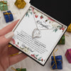 To My Daughter - When We're Not Together - Forever Love Necklace