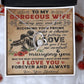 To My Gorgeous Wife - Meeting You Was Fate - Forever Love Necklace