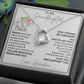 To My Granddaughter - Stay Strong - Forever Love Necklace