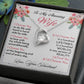 To My Wife - I Choose You - Forever Love Necklace - Romantic Gift for Wife