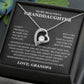 To My Granddaughter Necklace - Journey In Life - Gift For Granddaughter From Grandpa