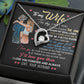 To My Wife From Husband - The Day I Met You - Forever Love Necklace