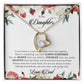 To My Daughter - When We're Not Together - Forever Love Necklace