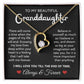 To My Granddaughter - Believe In Yourself - Forever Love Necklace