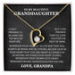 To My Granddaughter Necklace - Journey In Life - Gift For Granddaughter From Grandpa