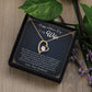 To My Wife - Amazing Mother - Forever Love Necklace