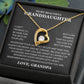 To My Granddaughter Necklace - Journey In Life - Gift For Granddaughter From Grandpa