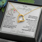 To My Granddaughter - Stay Strong - Forever Love Necklace