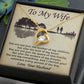 Wife The Beat Of My Heart - Forever Love Necklace - Gift For Wife From Husband